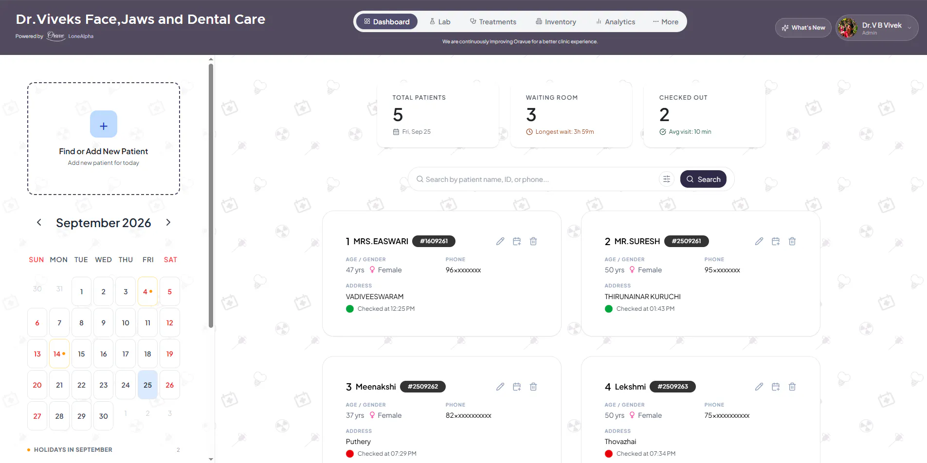 Oravue: Dental Management Software gallery image