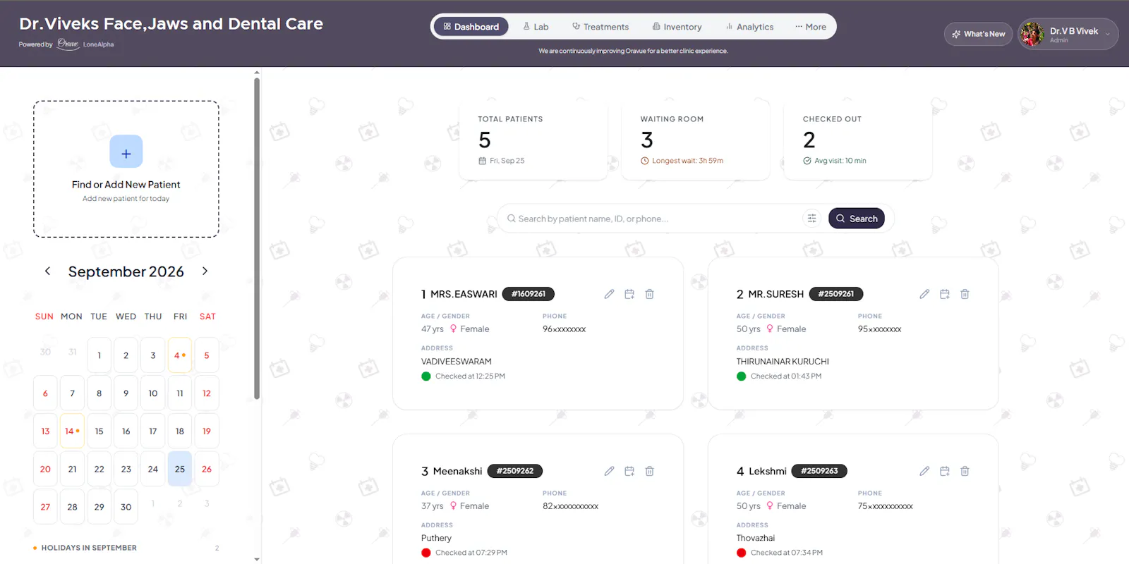 Oravue: Dental Management Software screenshot 6