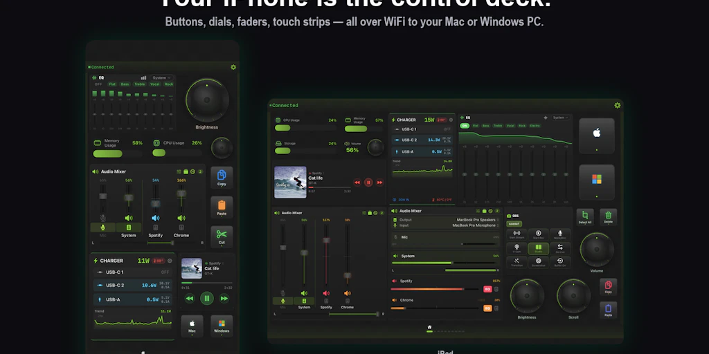 StreamPad: Turn your iPhone/iPad into a studio-grade pro control deck | Product Hunt