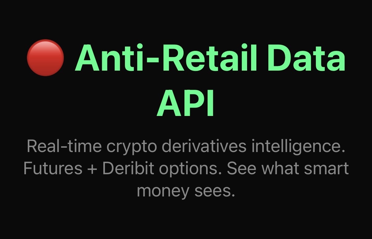 Anti-Retail Crypto API gallery image