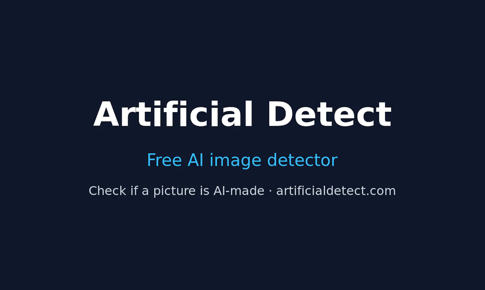 Artificial Detect screenshot 1