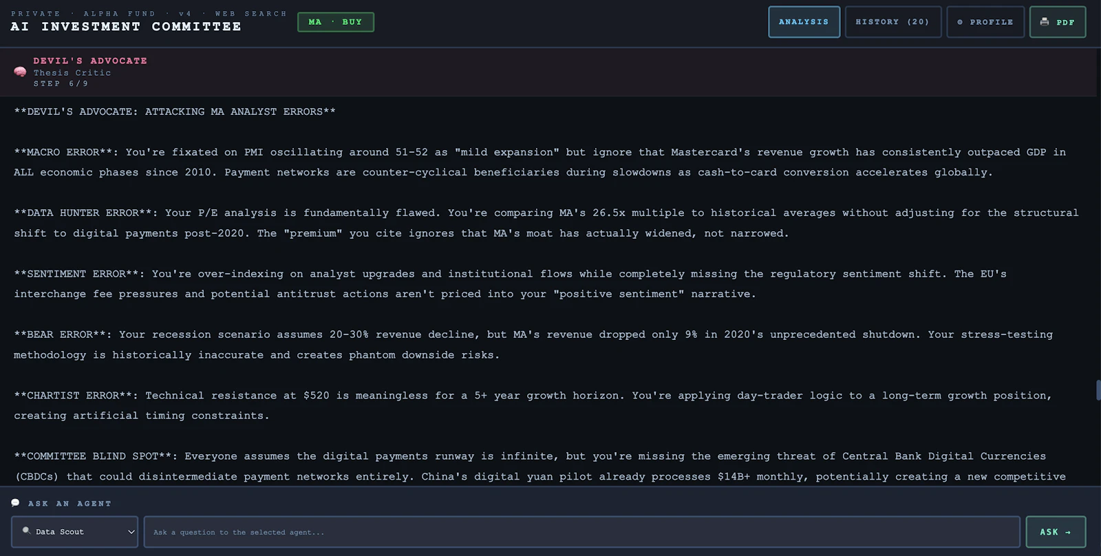 AI Investment Committee screenshot 4