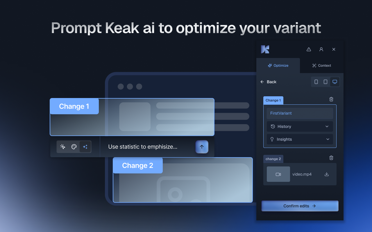 Keak - Screenshot 4 showing product features and functionality
