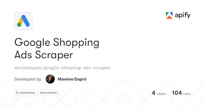 Google Shopping Ads Scraper gallery image