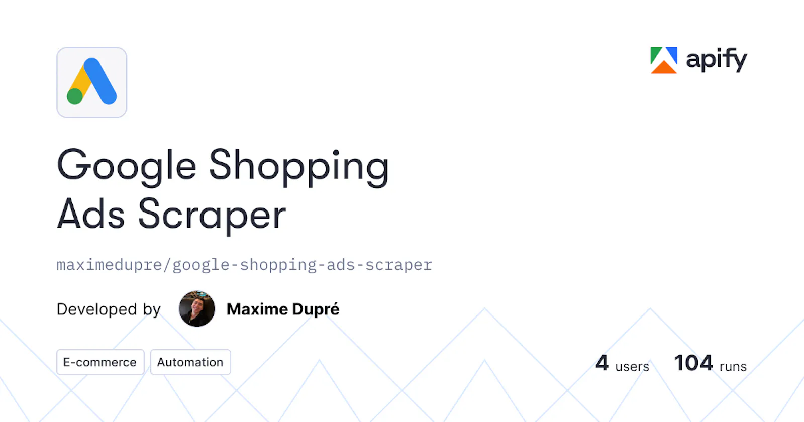 Google Shopping Ads Scraper screenshot 1