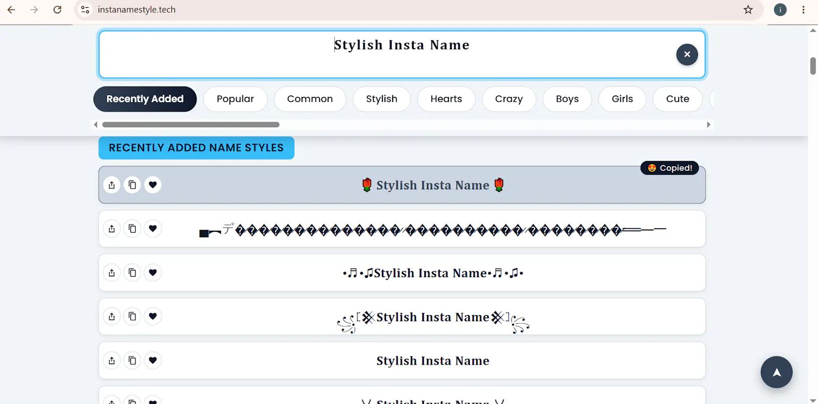 InstaName Style screenshot 2