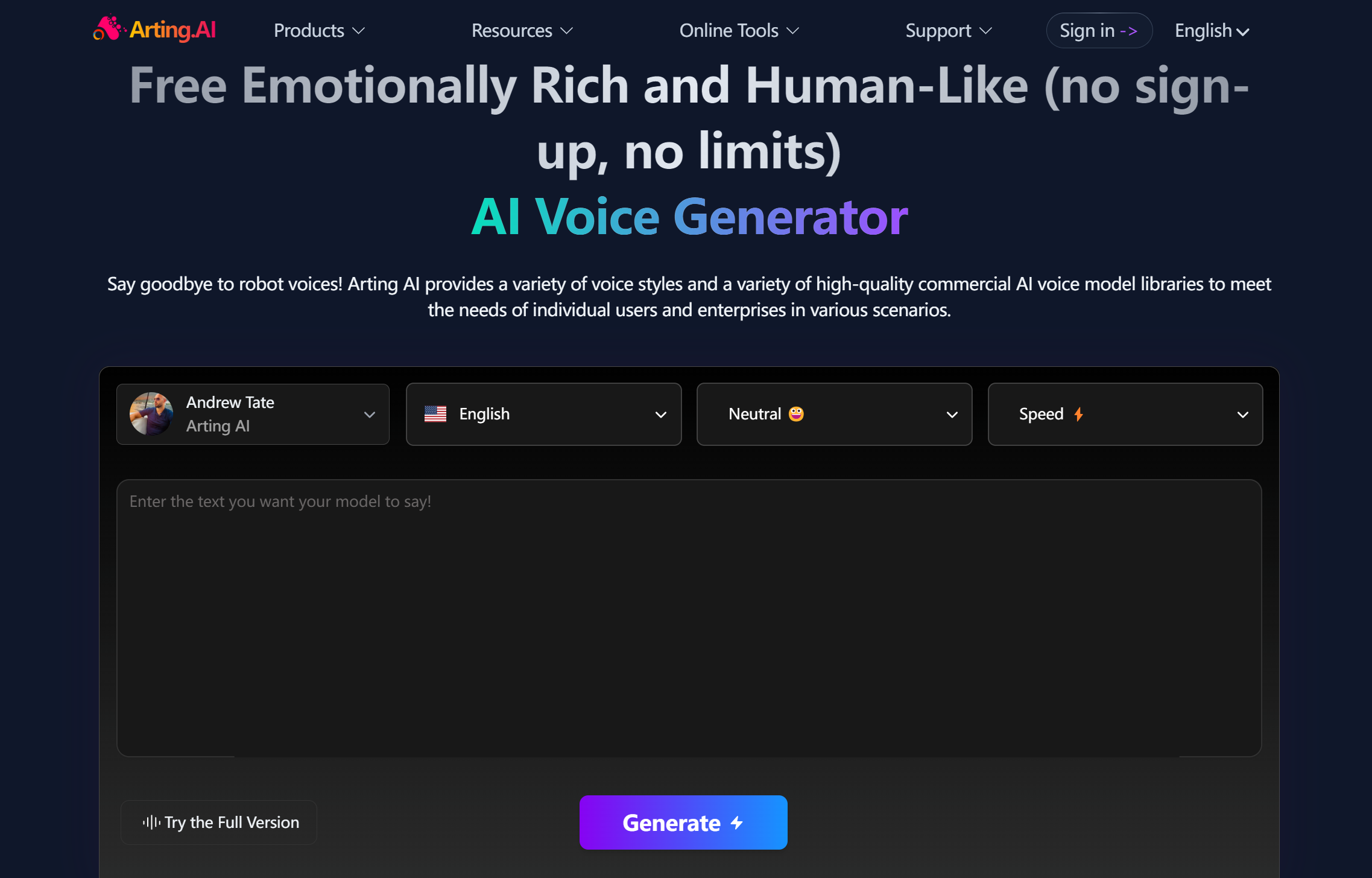 Gratis AI Voice Generator Online - Gratis AI Voice Generator Online (100% gratis, geen aanmelding) media 2