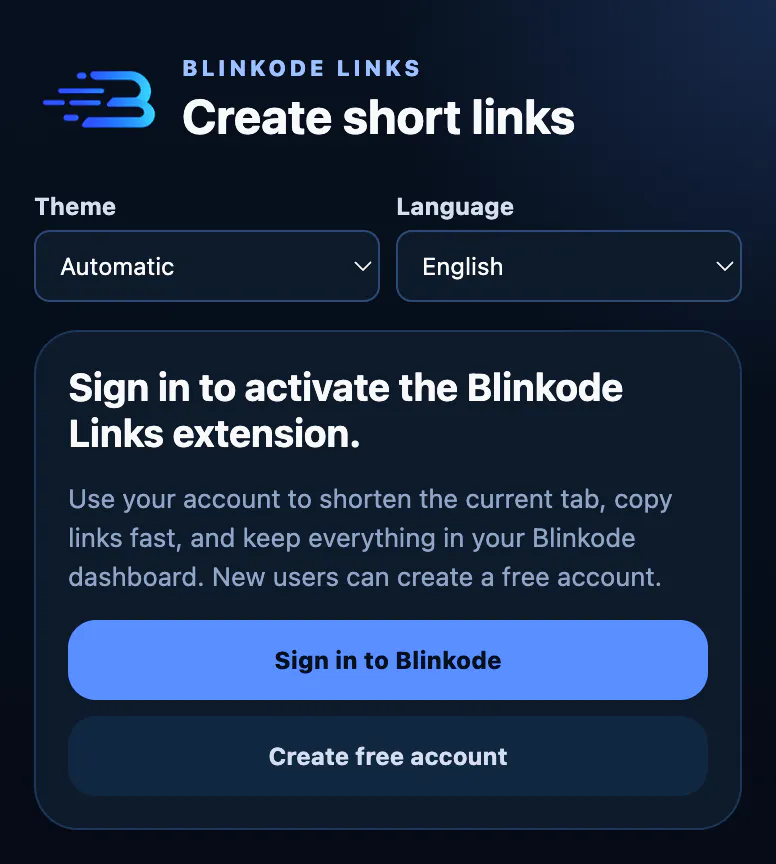 Blinkode gallery image