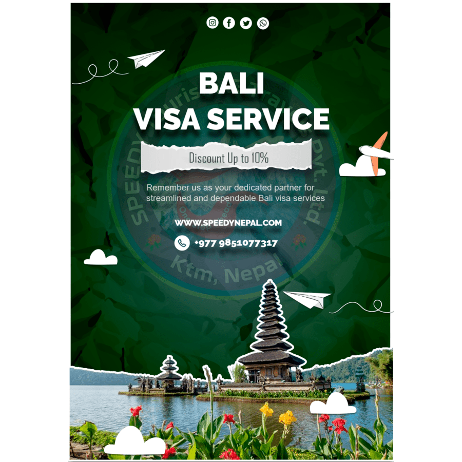 Bali Indonesia Visa For Nepalese gallery image