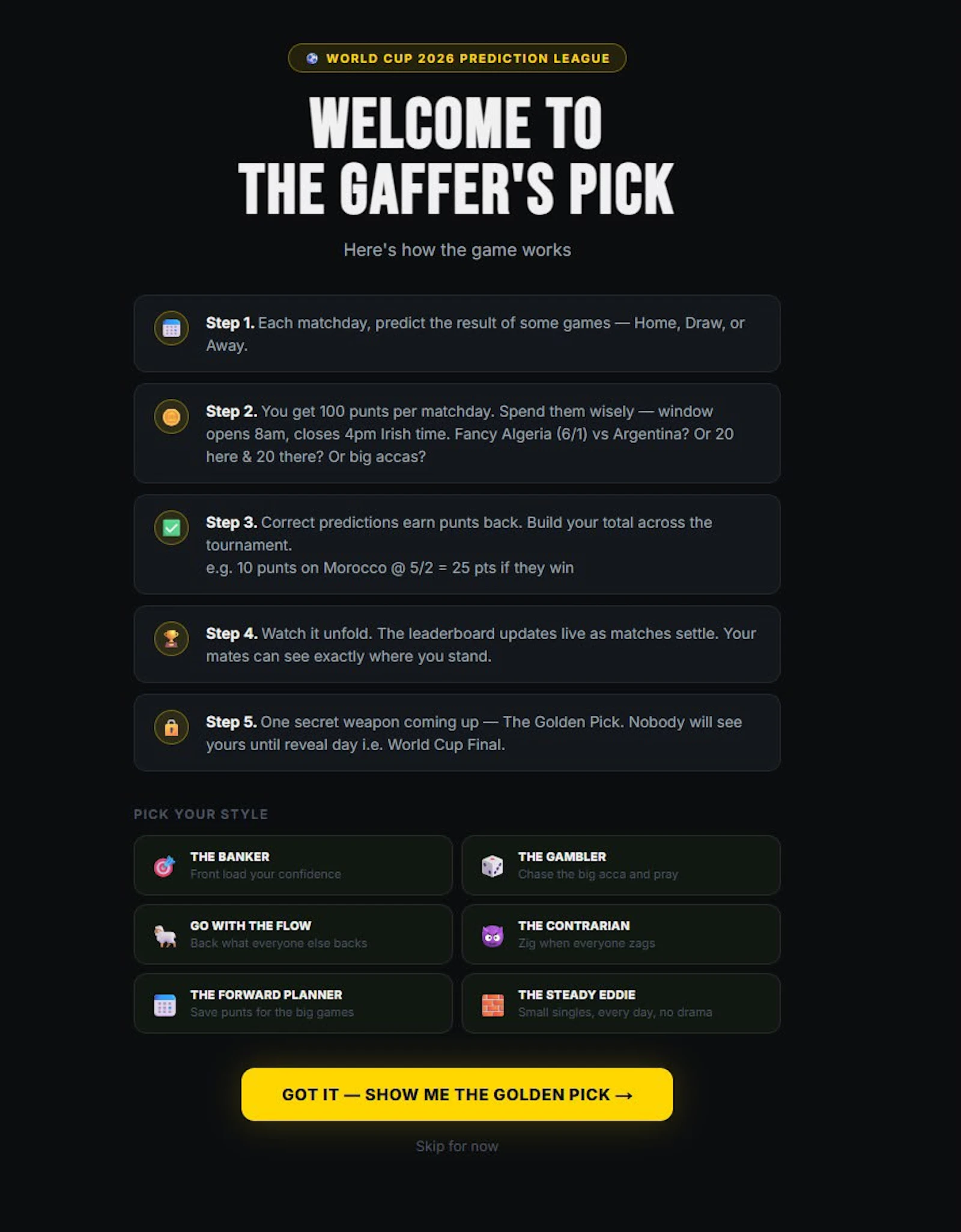 The Gaffer's Pick screenshot 3