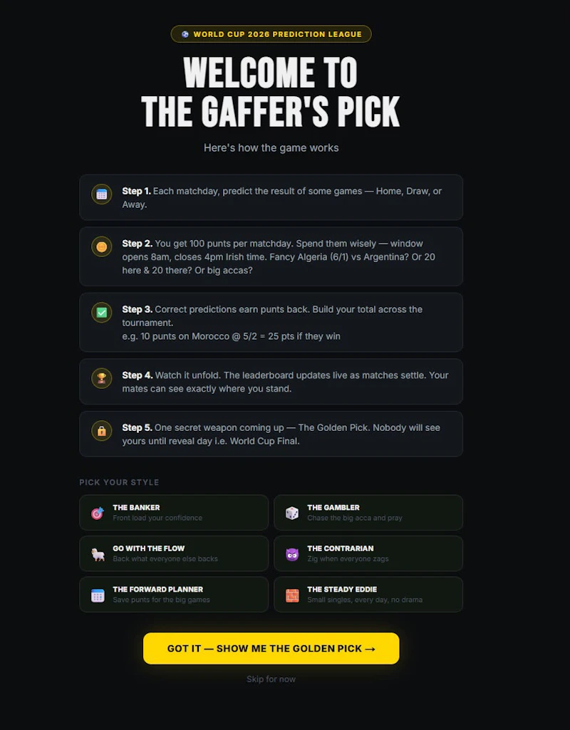 The Gaffer's Pick screenshot 3