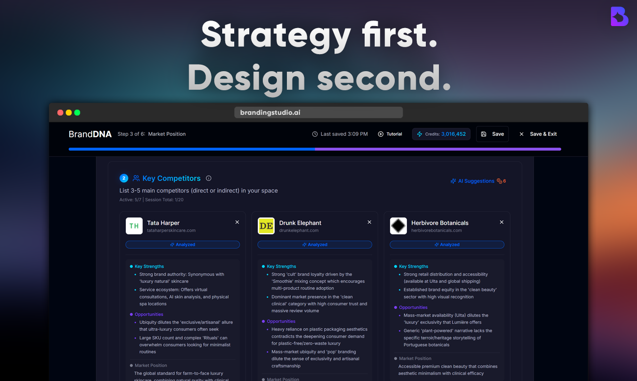 BrandingStudio.ai - Screenshot 2 showing product features and functionality