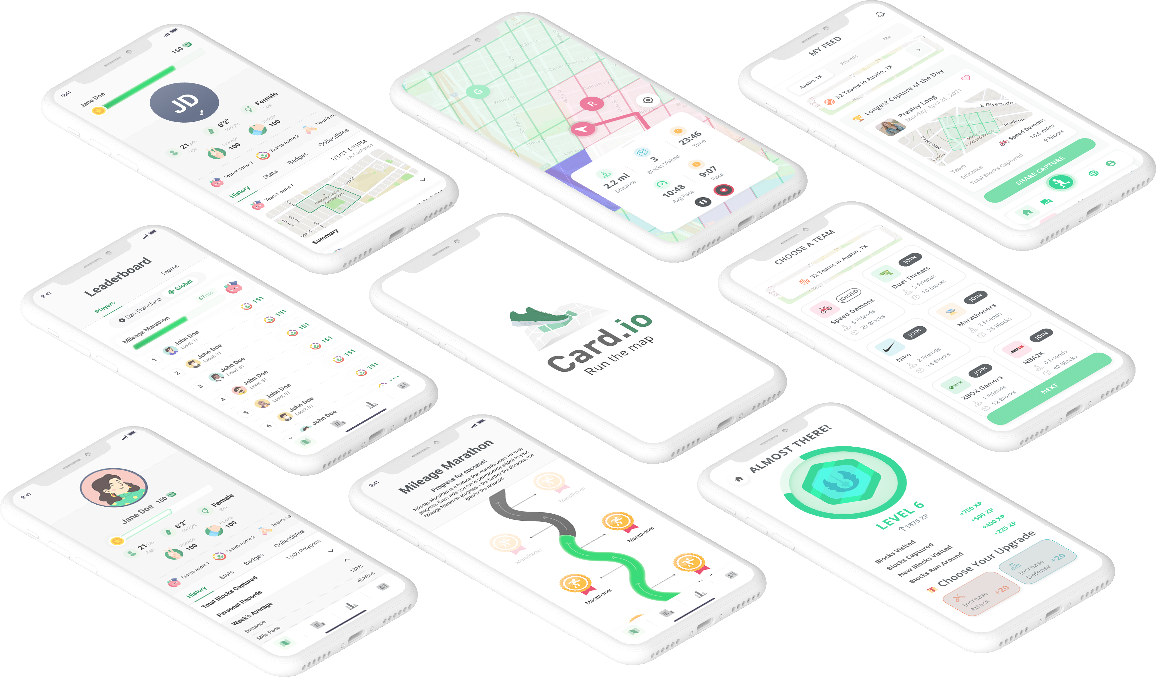 card.io- 잔디를 캡처하기 위해 이동합니다 - 우리는 Cardio를 팀 잔디 전쟁의 거대한 게임으로 바꾸고 있습니다! 미디어 3
