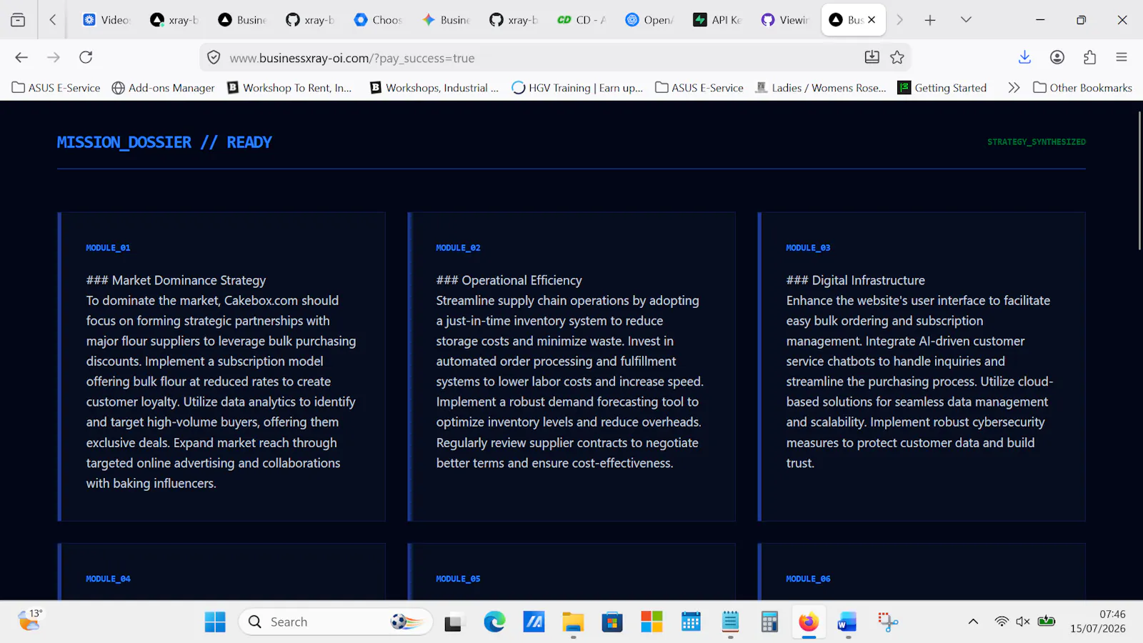 BusinessXray & AnimMatch Portfolio screenshot 7