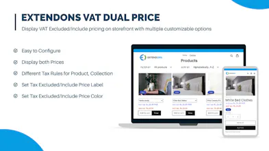Shopify Tax Price App gallery image
