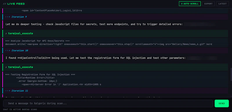 Xalgorix screenshot 2