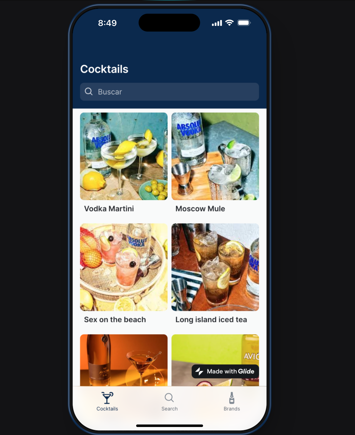 Pernod Ricard Cocktails -app - Maak cocktails met behulp van de ingrediënten die je thuis hebt media 1