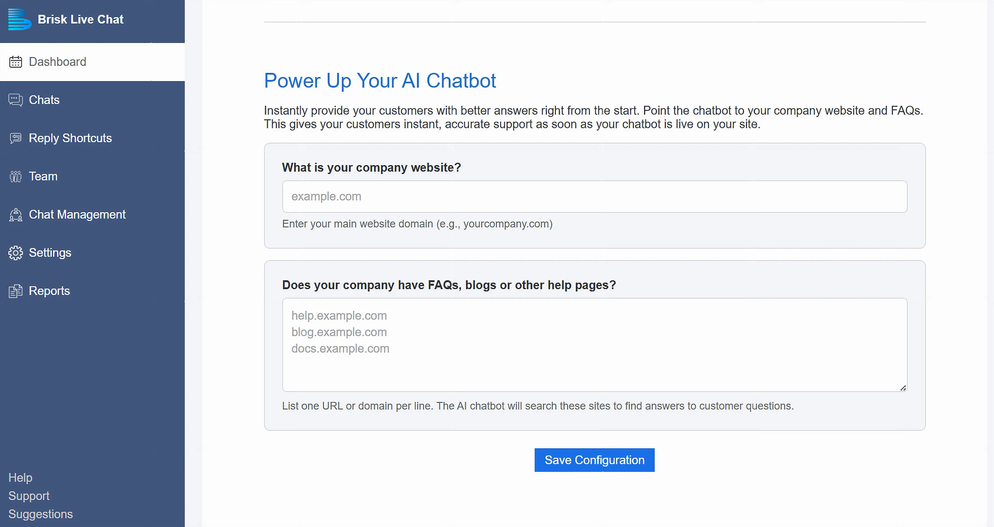 Brisk Live Chat gallery image