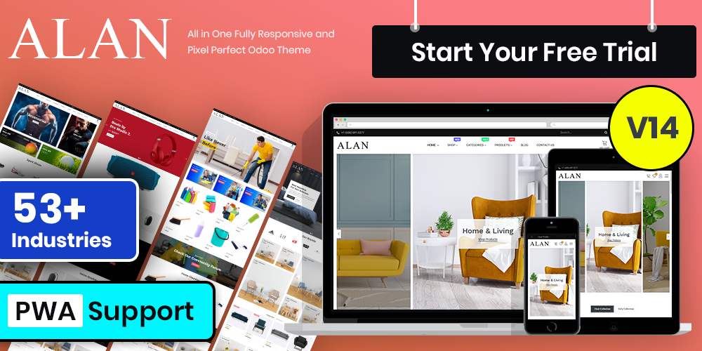 Best Odoo eCommerce Theme ALAN