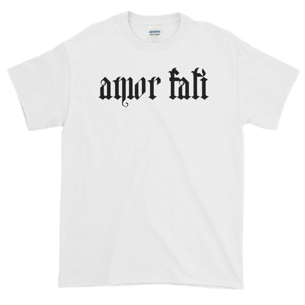 'Love Your Fate' Latin Phrase Tshirt