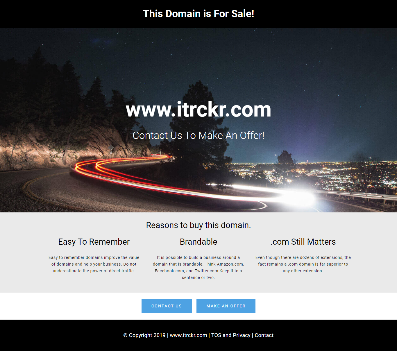 "This Domain is For Sale" Landing Pages gallery image