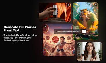 Talking video generator gallery image