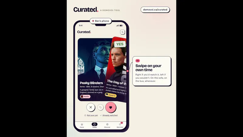 Curated by Domovoi screenshot 1 (video preview)