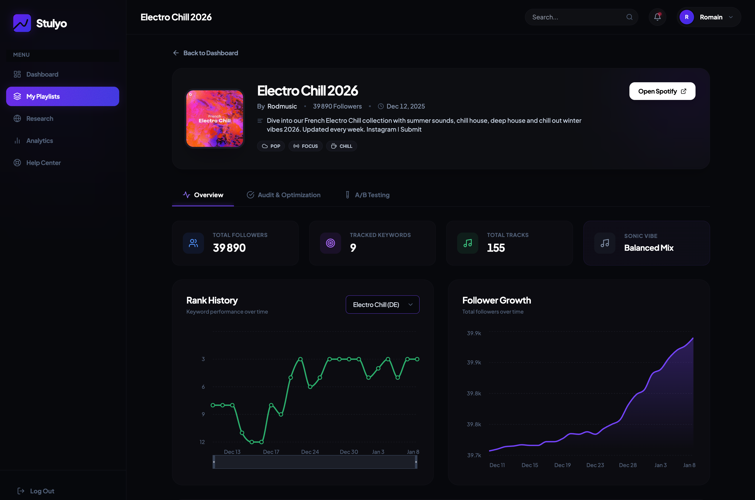 Stulyo - Main product screenshot demonstrating key features and user interface