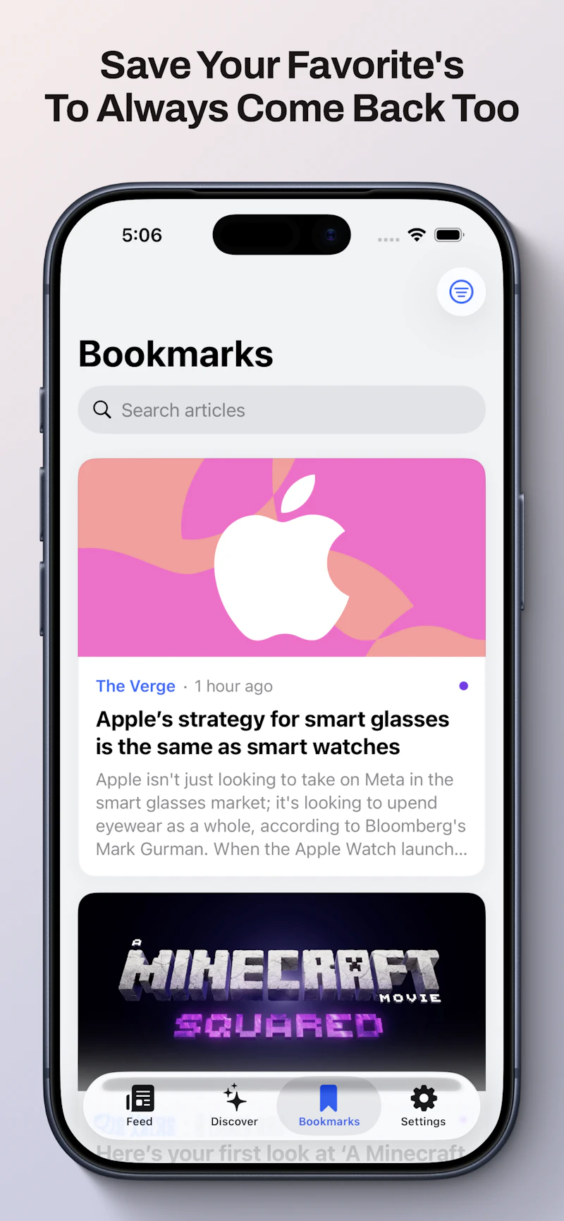 Saturn — RSS Reader  screenshot 4