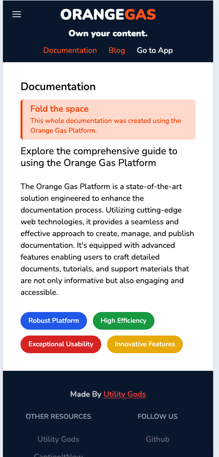 Orangegas CMS - 콘텐츠를 소유하십시오 미디어 6