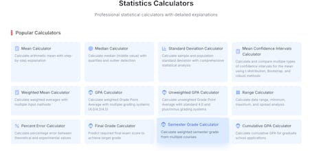 TheStatsCalculator gallery image
