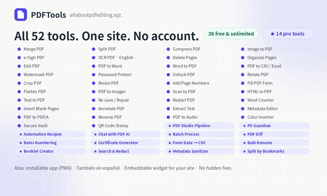 PDFTools gallery image