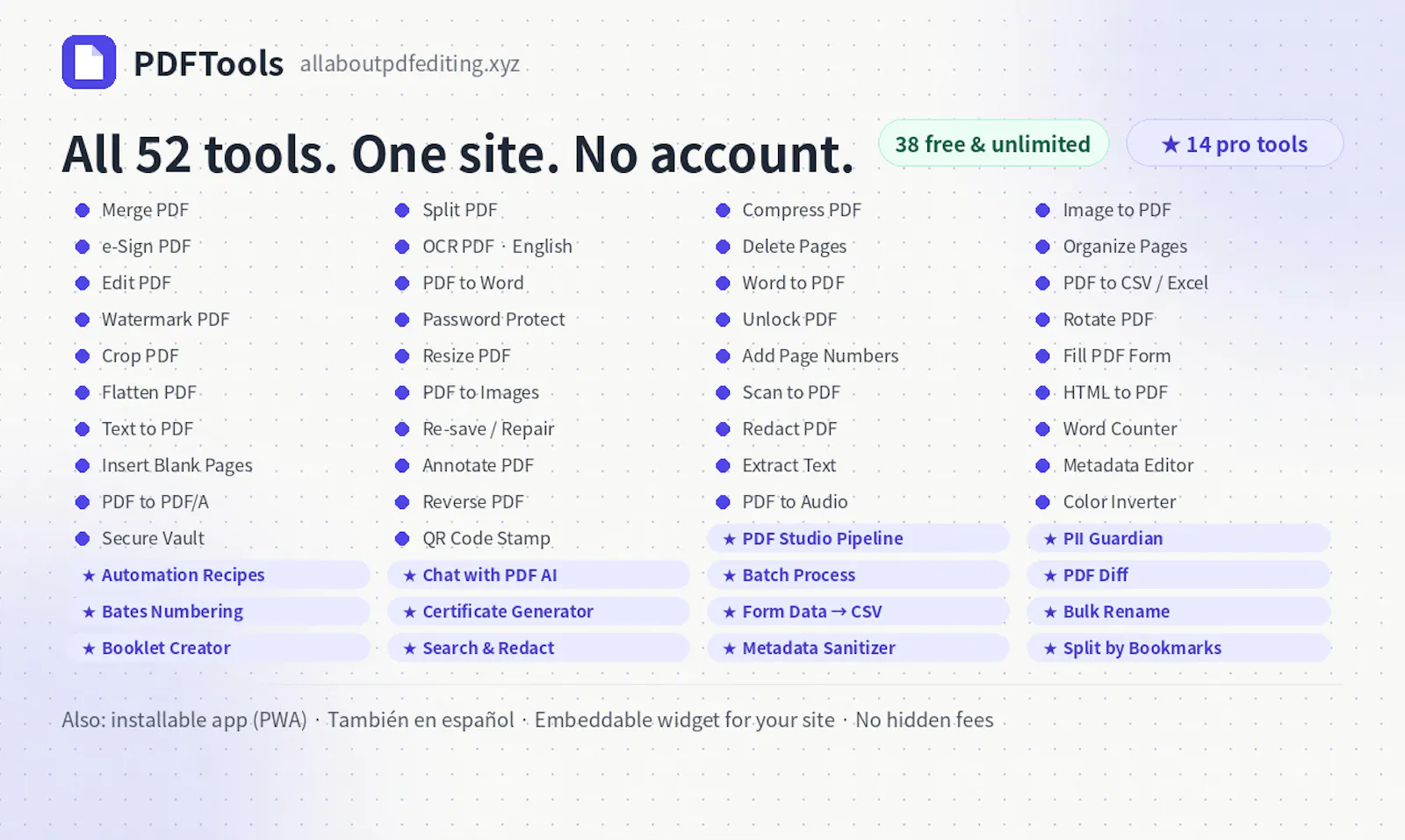 PDFTools screenshot 8