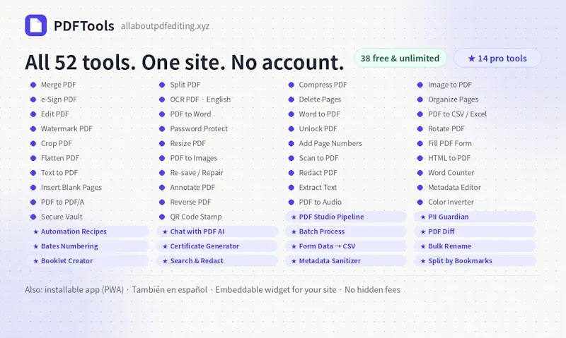 PDFTools screenshot 8
