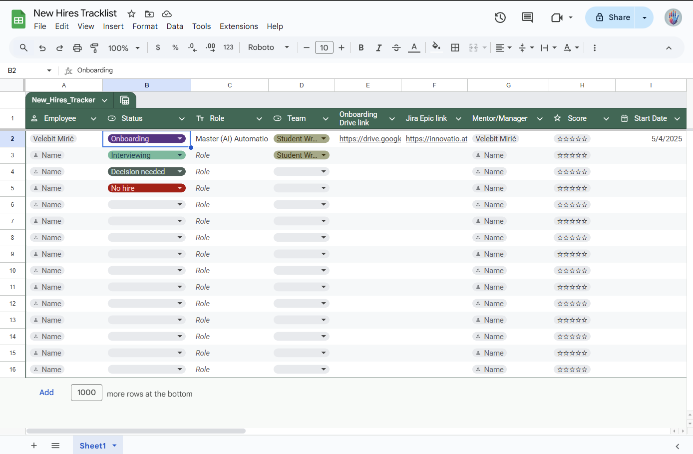 OnboardAIgen – HR Automation Template gallery image