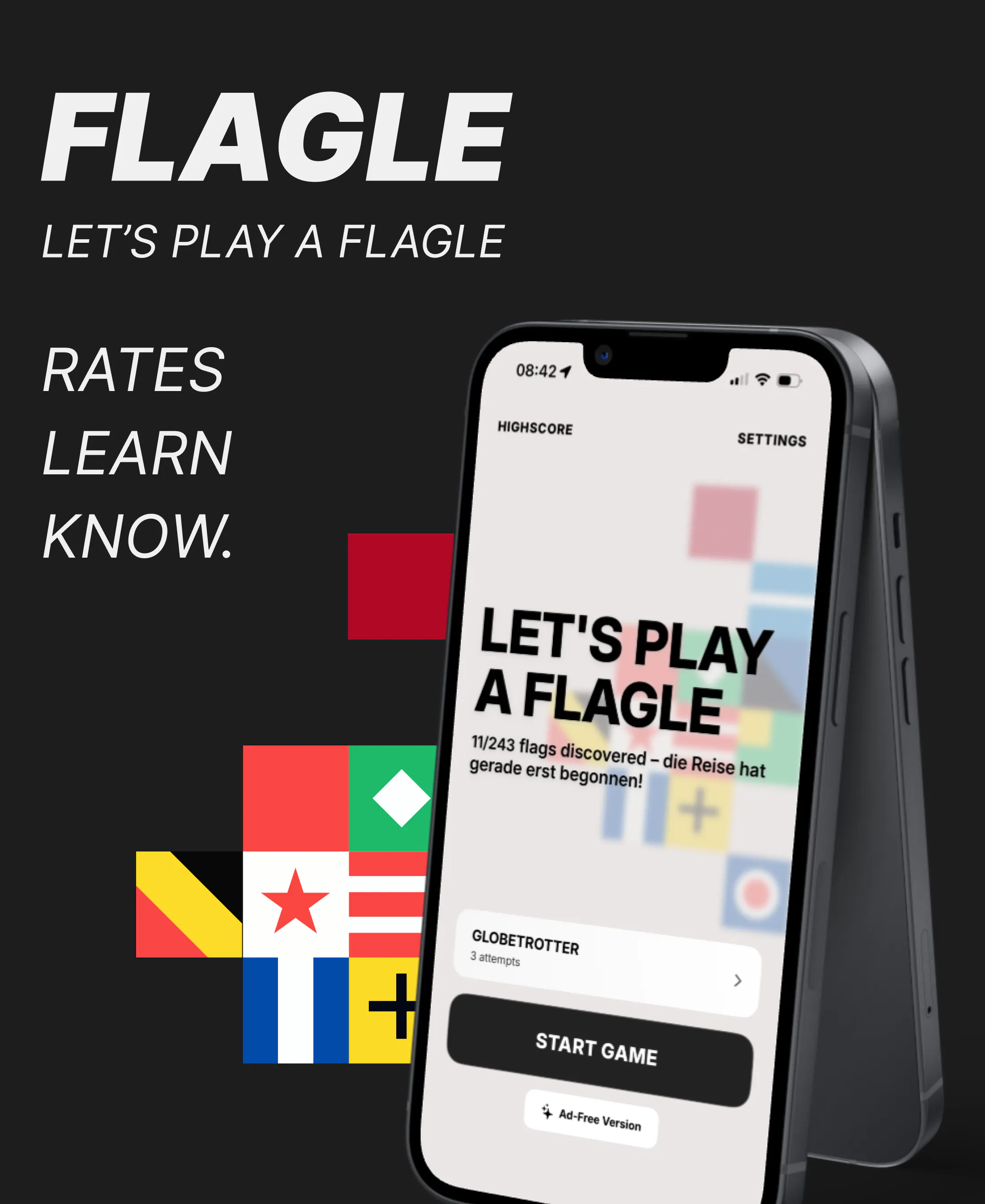 Flagle のプロダクトバナー