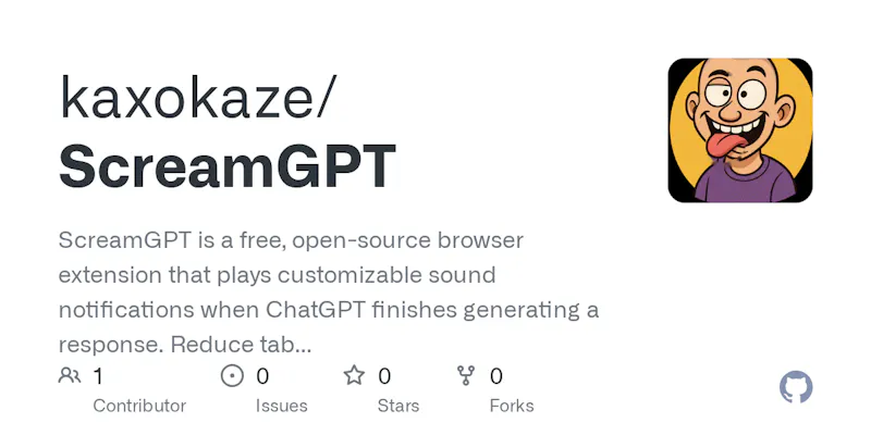 ScreamGPT screenshot 2