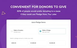 Pledge Now Pay Later by CauseVox media 3