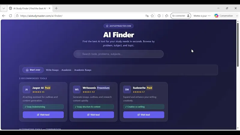 AI Study Master Finder screenshot 1 (video preview)
