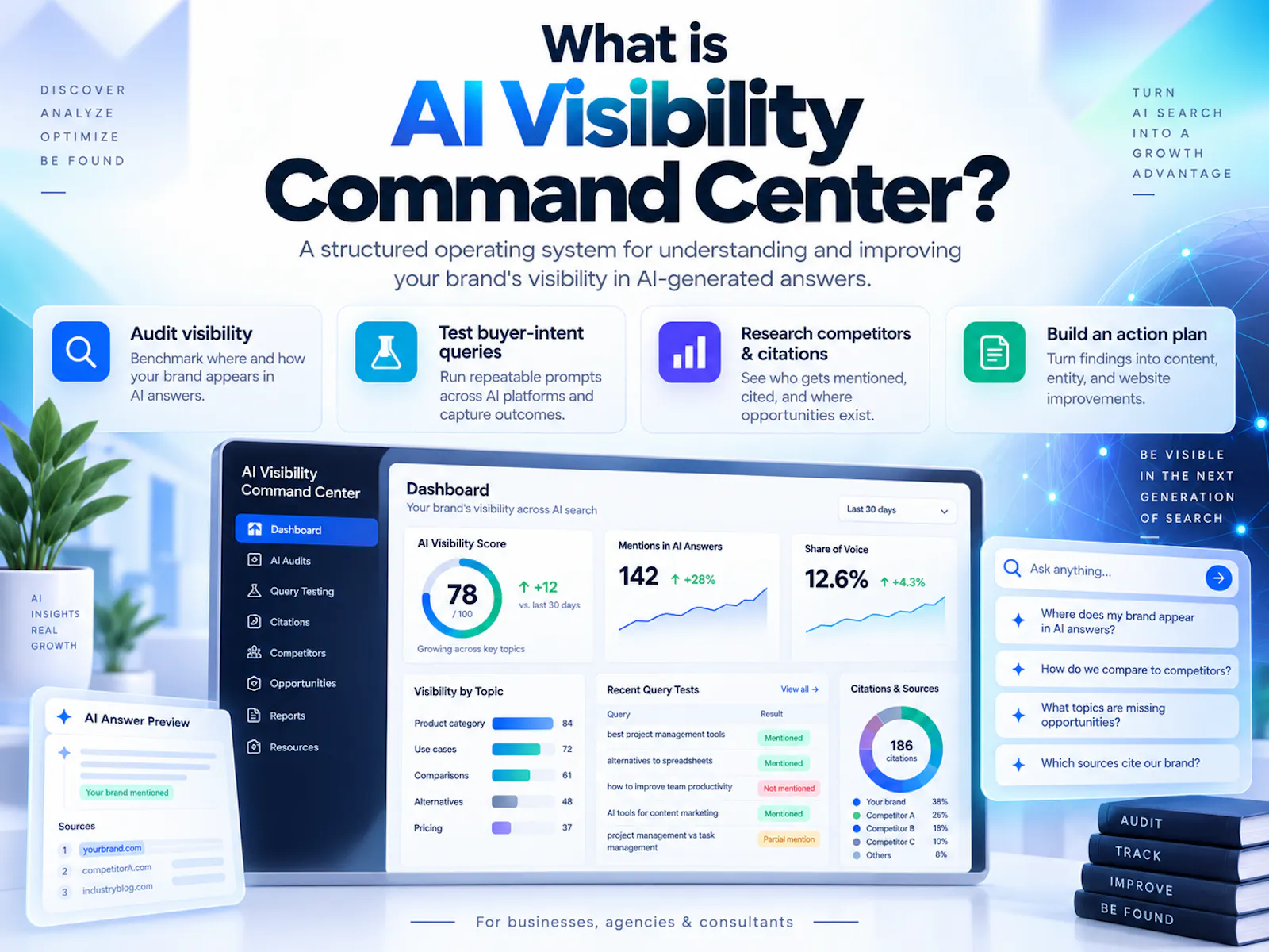 AI Visibility Command Center screenshot 1