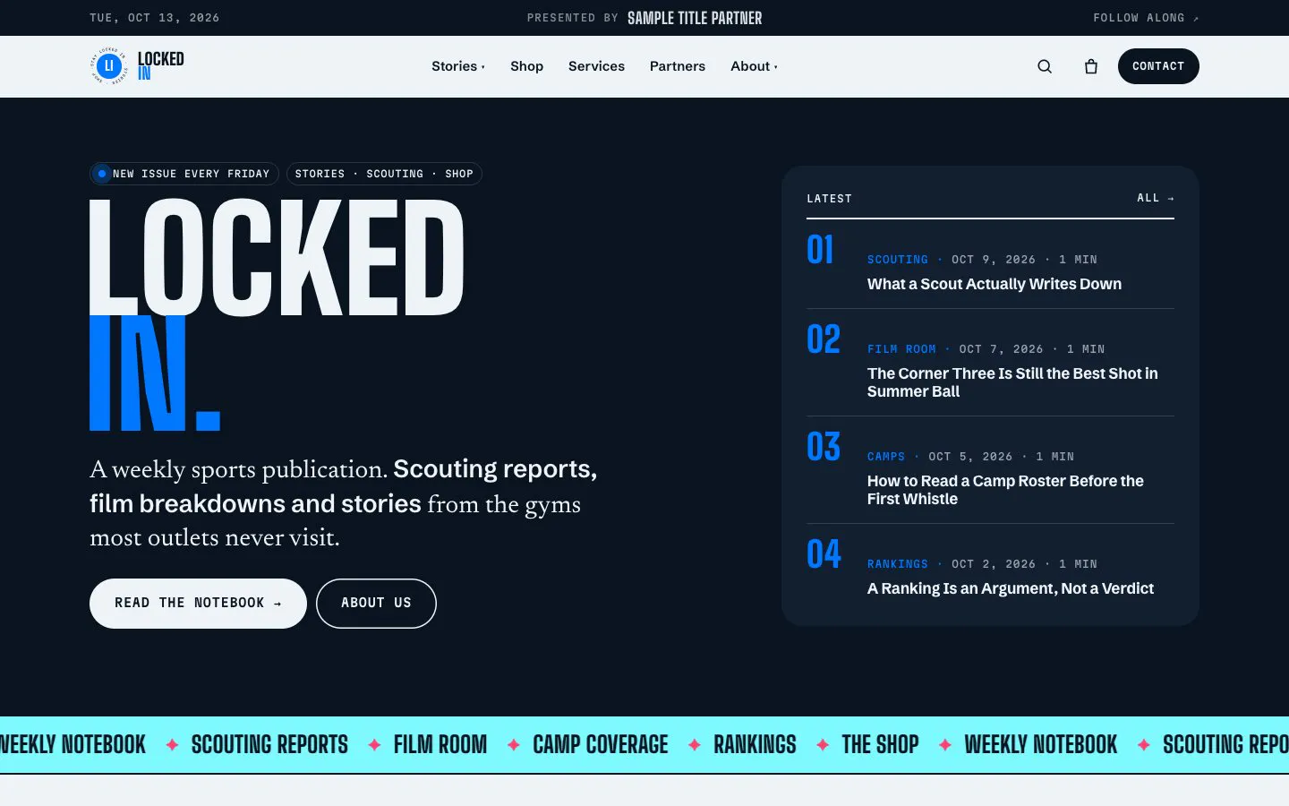 Locked In: Shopify Theme gallery image