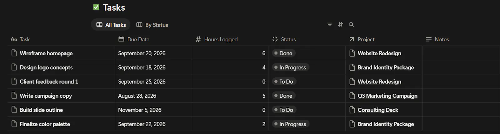 Client & Project Tracker for Freelancers screenshot 4