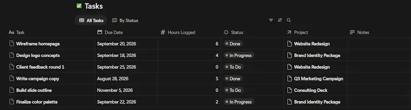 Client & Project Tracker for Freelancers screenshot 4