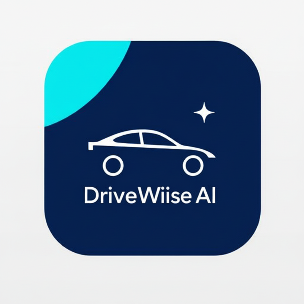 DriveWise - Product Hunt launch logo and brand identity