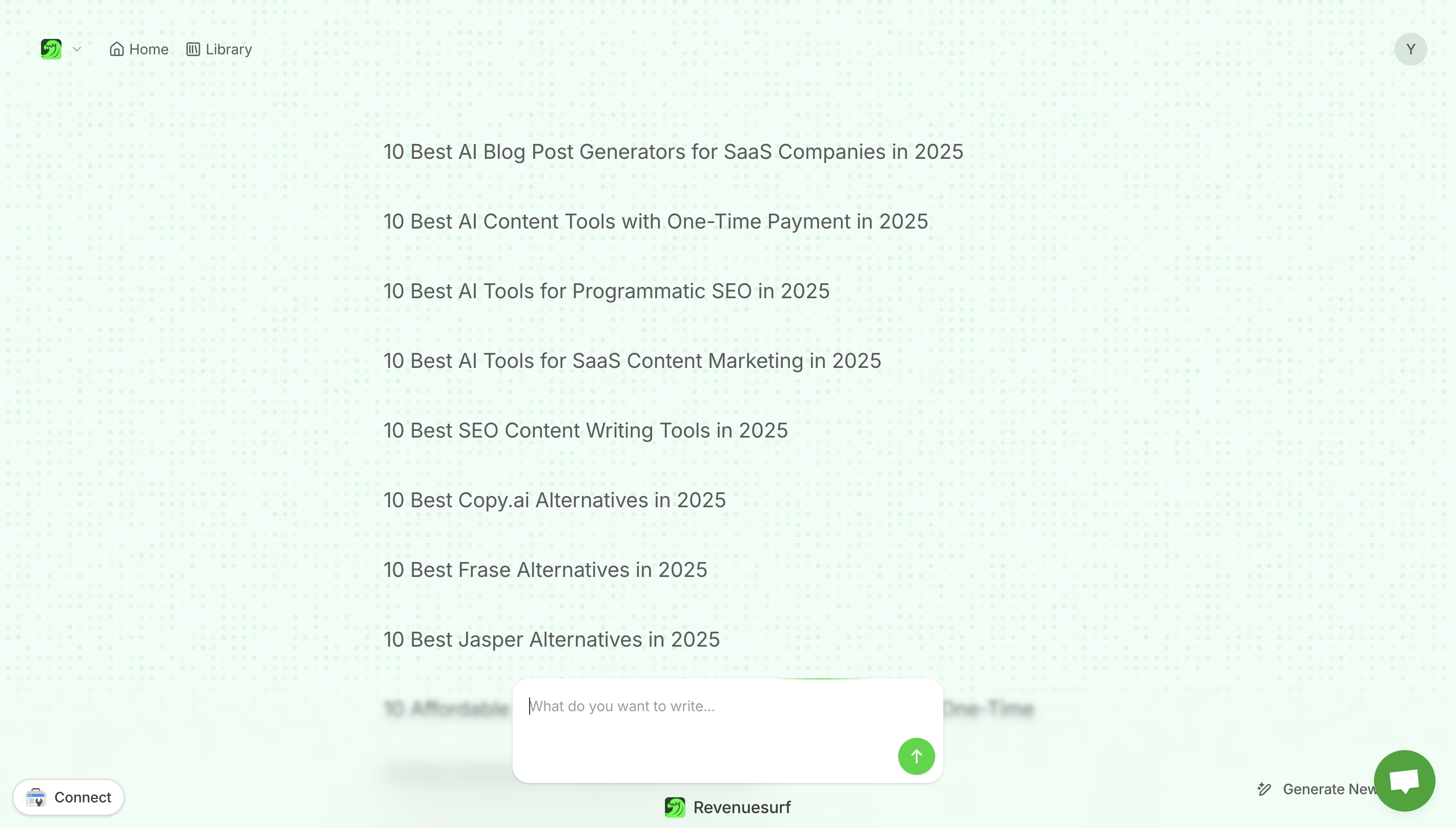 Revenuesurf - Screenshot 2 showing product features and functionality