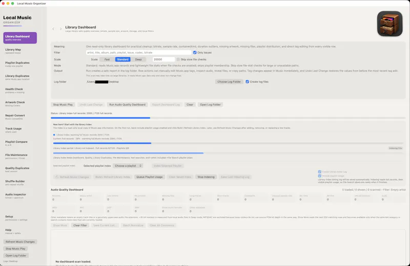 Local Music Organizer for Mac screenshot 2
