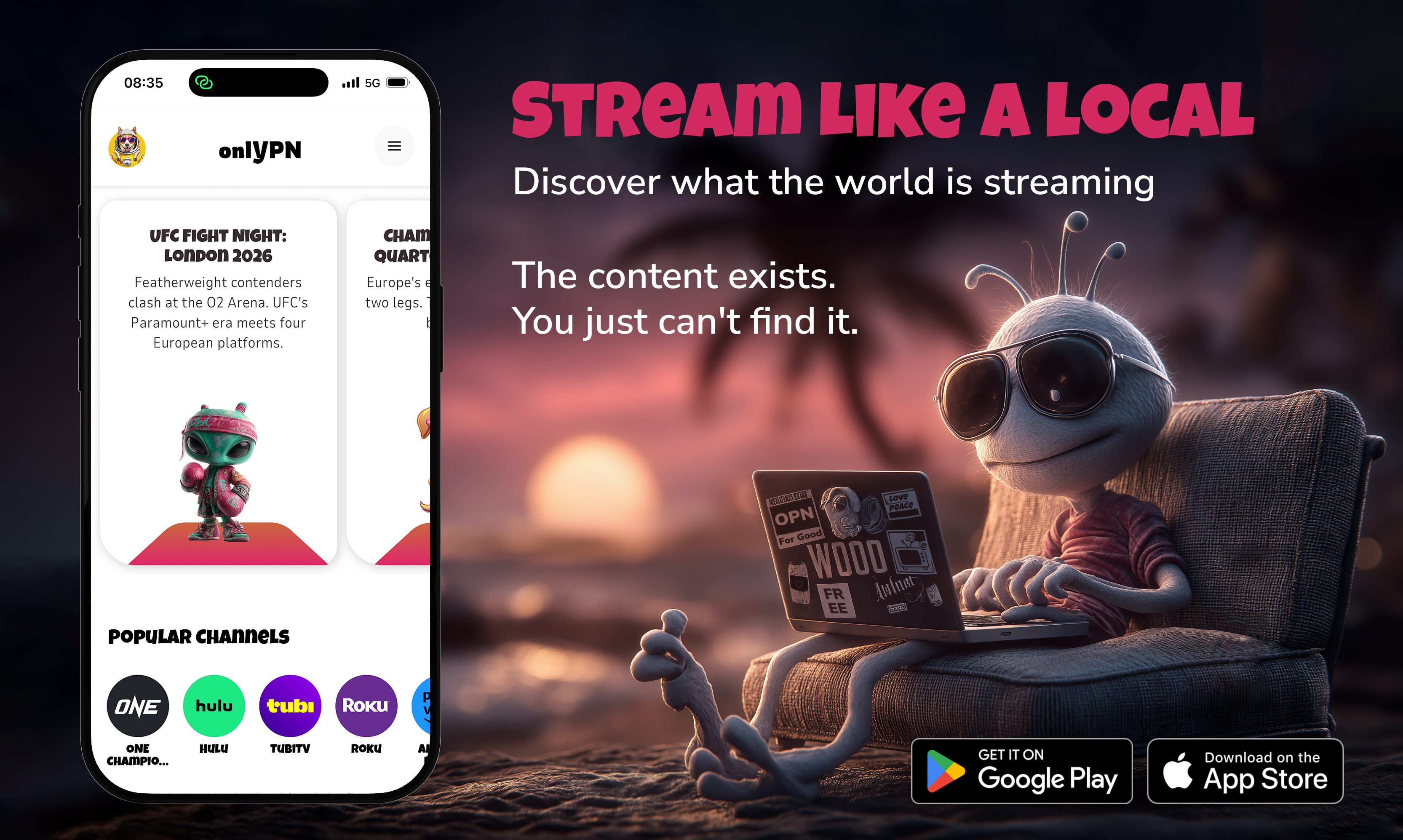 OnlyPN: Stream Like a Local gallery image