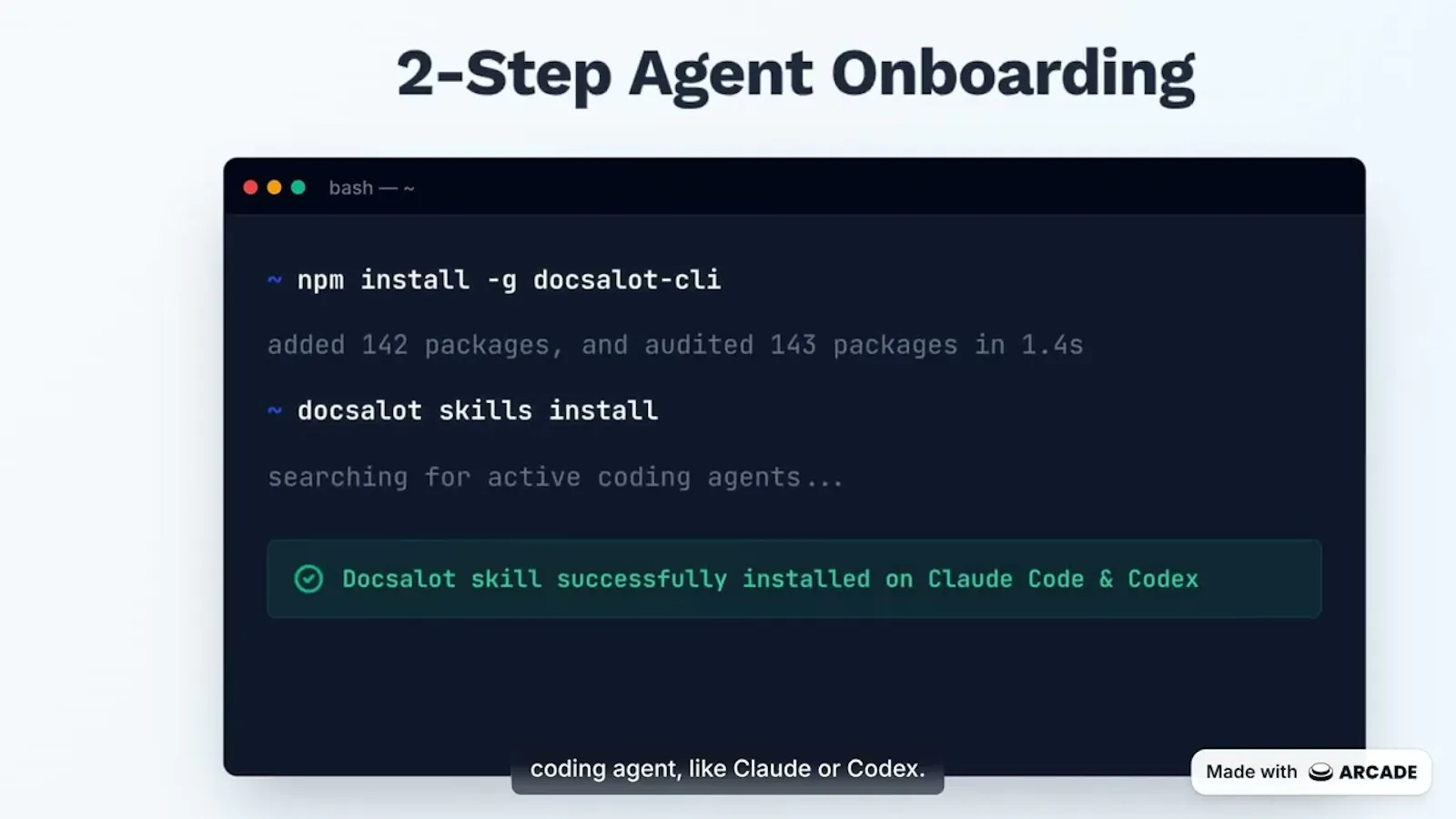DocsAlot CLI screenshot 1 (video preview)