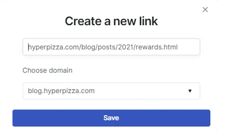 Hop2 URL shortener gallery image