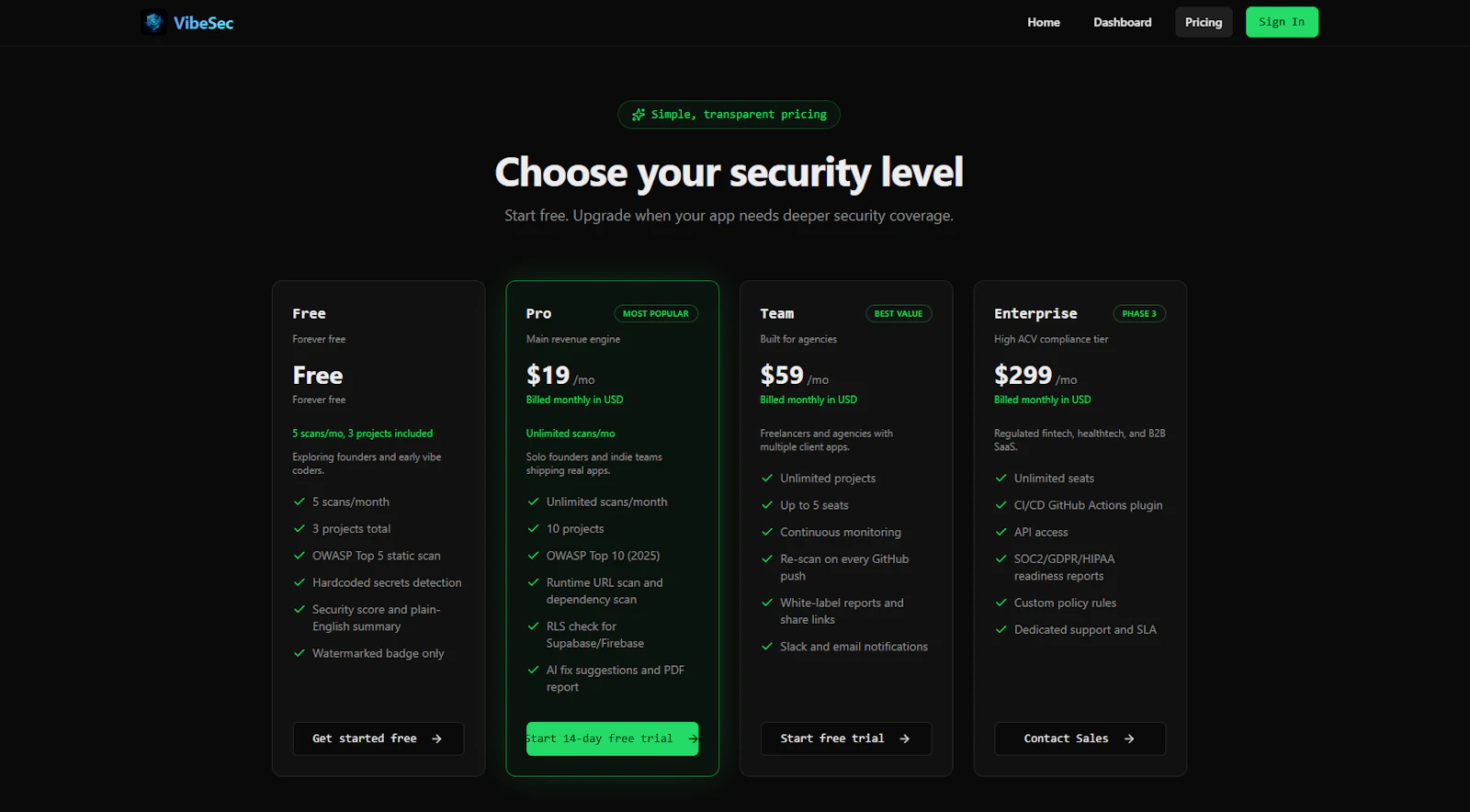 VibeSec screenshot 5